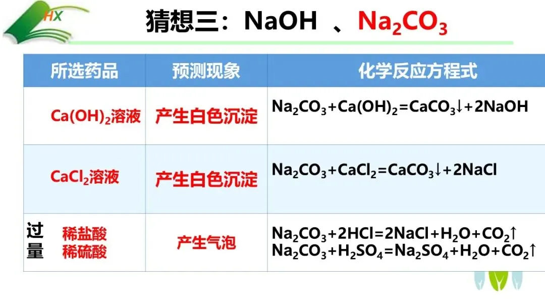 【中考化学复习课件】探源古法制碱·悟透溶质奥秘——氢氧化钠的制备、探究与绿色处理(课件+教学设计+学案) 第20张 【中考化学复习课件】探源古法制碱·悟透溶质奥秘——氢氧化钠的制备、探究与绿色处理(课件+教学设计+学案) 第20张