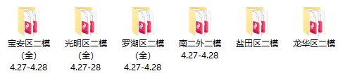 2026深圳龙华/盐田/南二外等多区中考二模真题+答案汇总 第2张