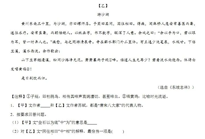 文言文翻译四大易错点突破|中考语文提分秘籍 第6张 文言文翻译四大易错点突破|中考语文提分秘籍 第6张