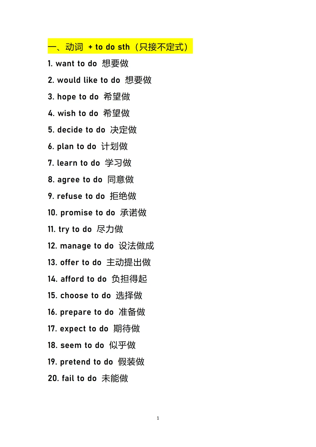 冲刺中考|英语必考固定搭配大全-第3张图片-四季读书网