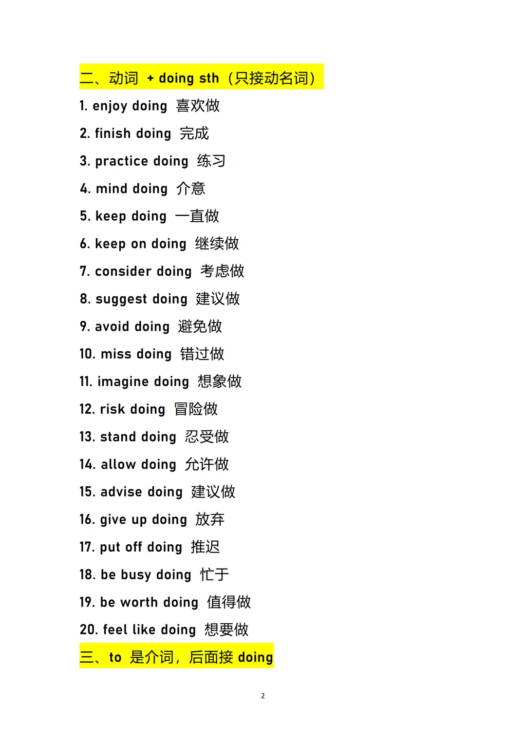 冲刺中考|英语必考固定搭配大全-第4张图片-四季读书网