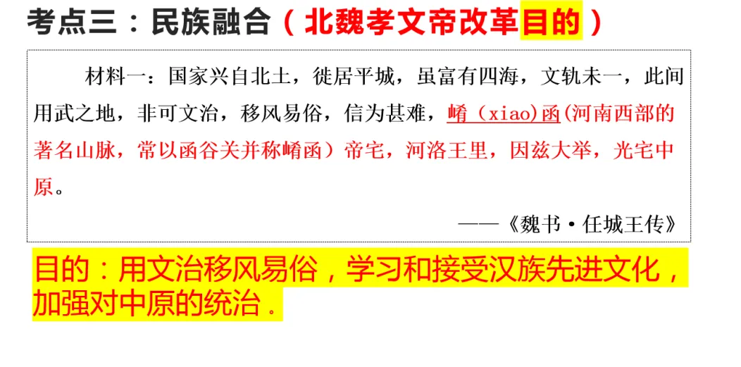 【第11期 ∙ 中考备考】大单元复习示范课 三国两晋南北朝:政权分立与民族交融 第44张 【第11期 ∙ 中考备考】大单元复习示范课 三国两晋南北朝:政权分立与民族交融 第44张