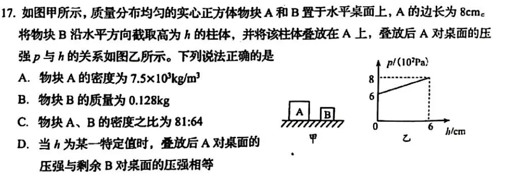 2025年青岛自招真题精讲:十道选择题,拆出2026备考的底层思维(下) 第6张 2025年青岛自招真题精讲:十道选择题,拆出2026备考的底层思维(下) 第6张