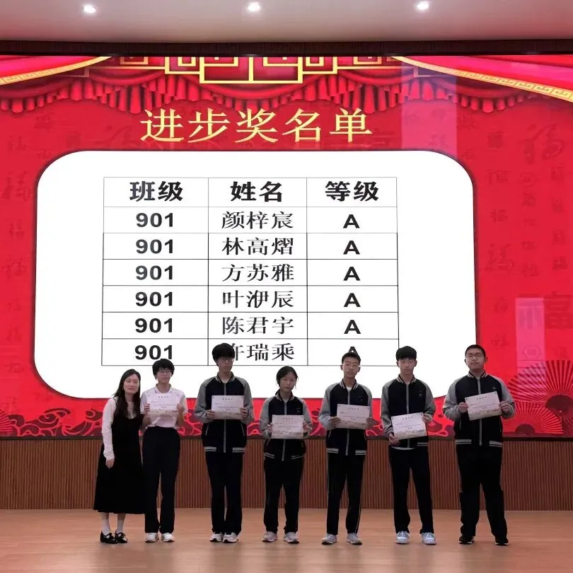 蓄力前行,剑指中考 ——海霞中学举行九年级一模表彰大会 第9张