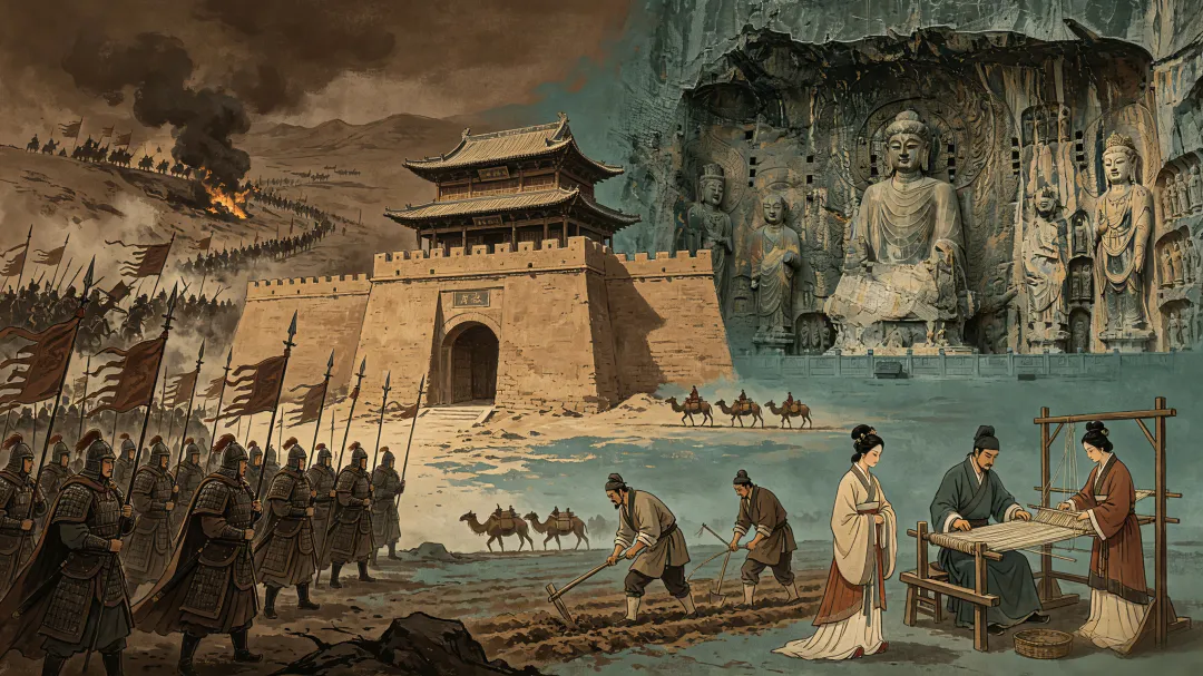中考历史导图||三国两晋南北朝时期:政权分立与民族交融-第3张图片-四季读书网