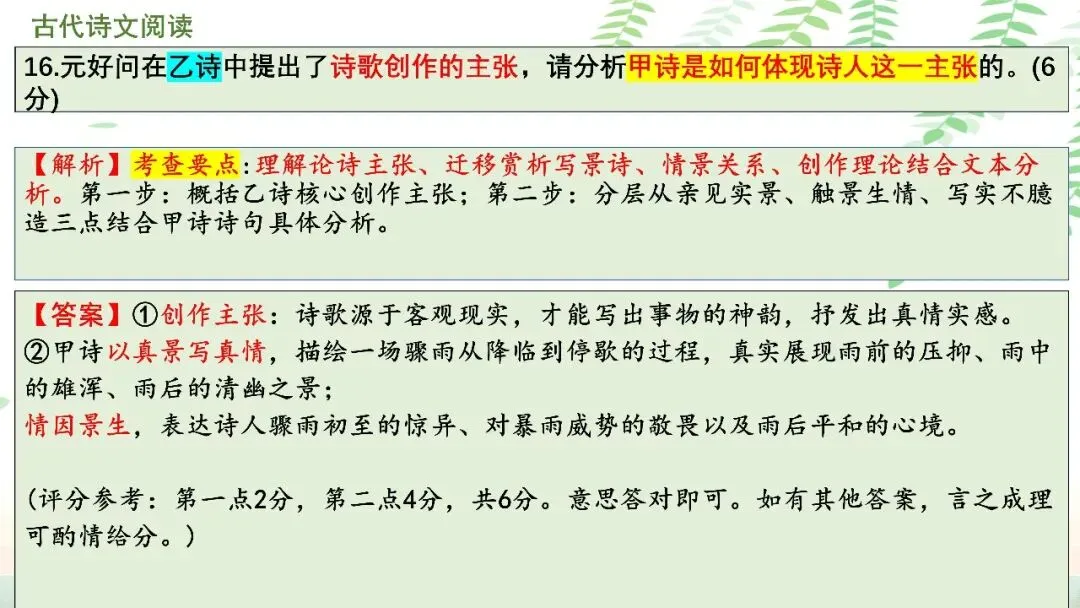 【PPT】2026年武汉四调语文试卷精讲细评课件 第118张 【PPT】2026年武汉四调语文试卷精讲细评课件 第118张