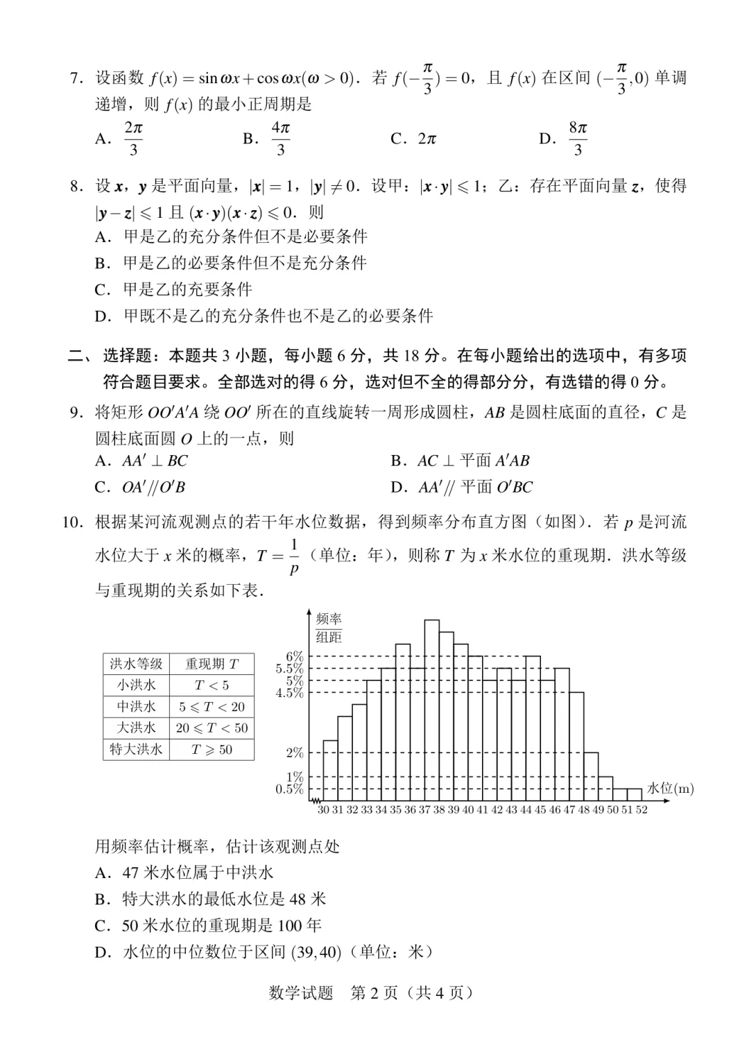 2026年“Fiddie联盟”模拟测试(数学) 第2张