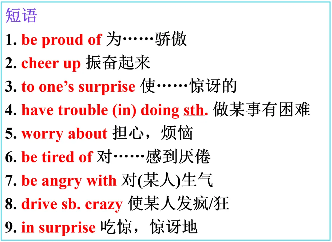 中考英语写作指导之——情感与情绪 第4张 中考英语写作指导之——情感与情绪 第4张