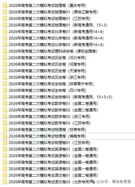 2026年高考第二次模拟考试(全国一卷)高三英语试卷3 第1张 2026年高考第二次模拟考试(全国一卷)高三英语试卷3 第1张