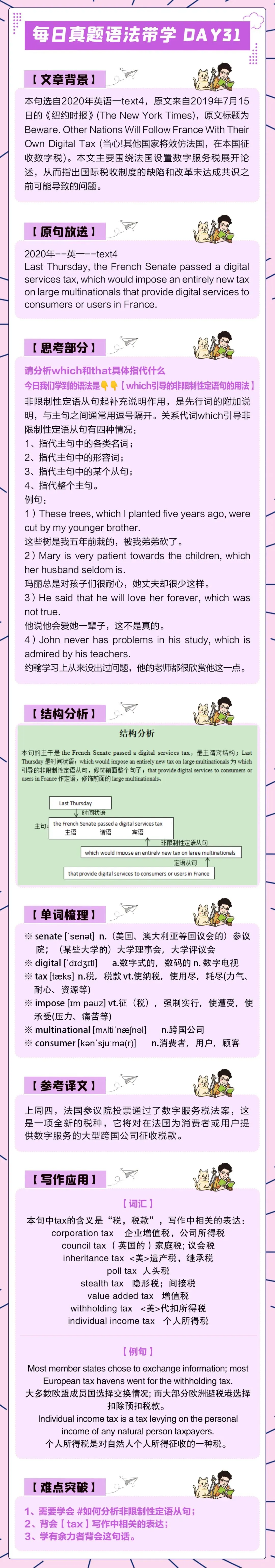 晓艳考研真题语法带学DAY31!一约既定,万山无阻. 第3张