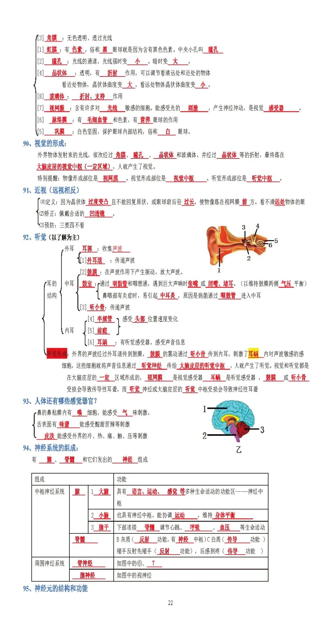 蛟川书院中考生物背诵 第22张