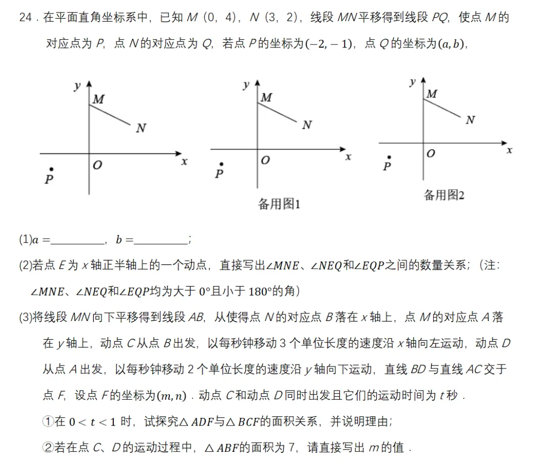 好题!初一下期中考压轴题(对初三或高中的学生都有点难) 第1张