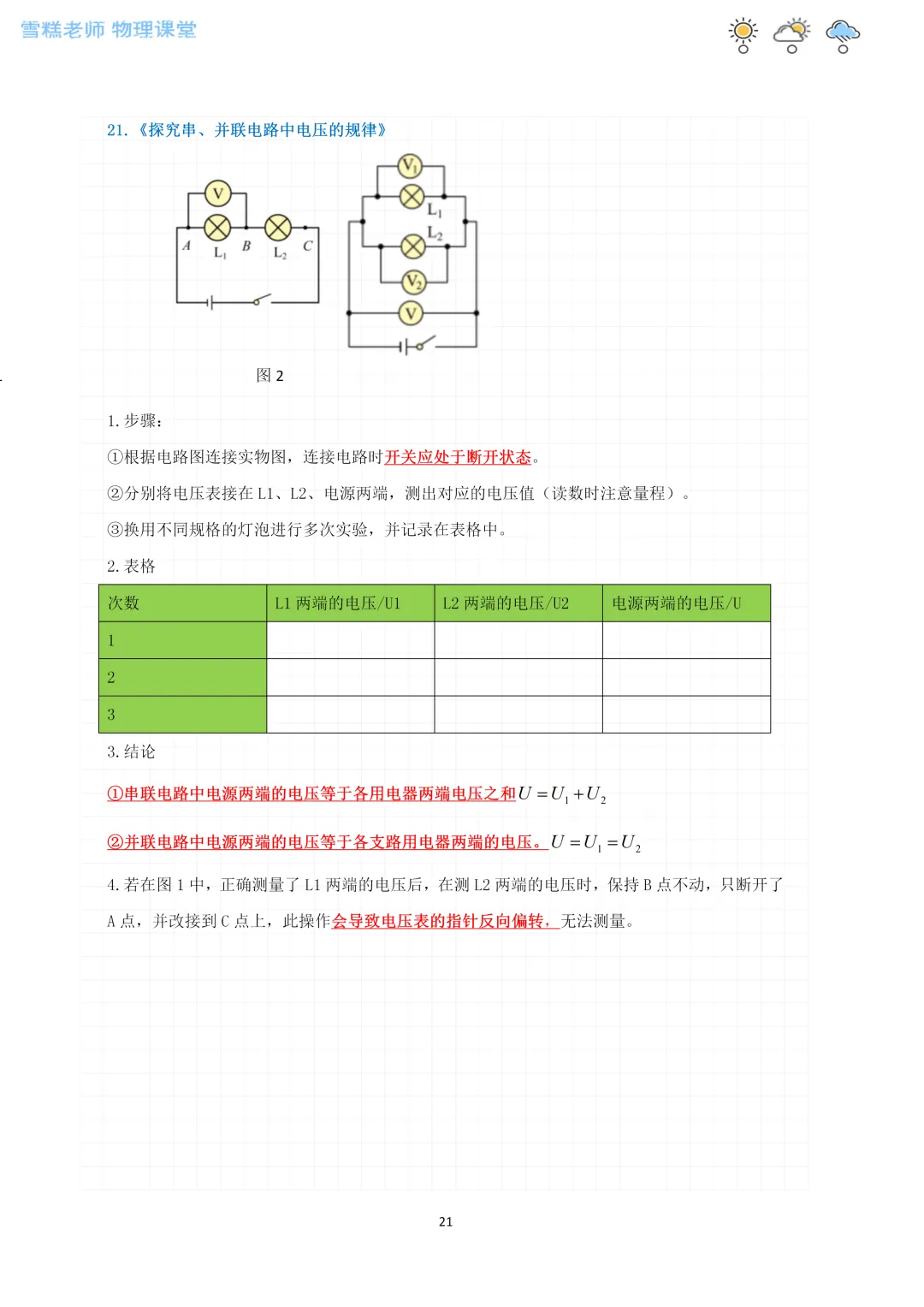 宁夏中考物理核心考点(实验+简答)全攻略 第22张