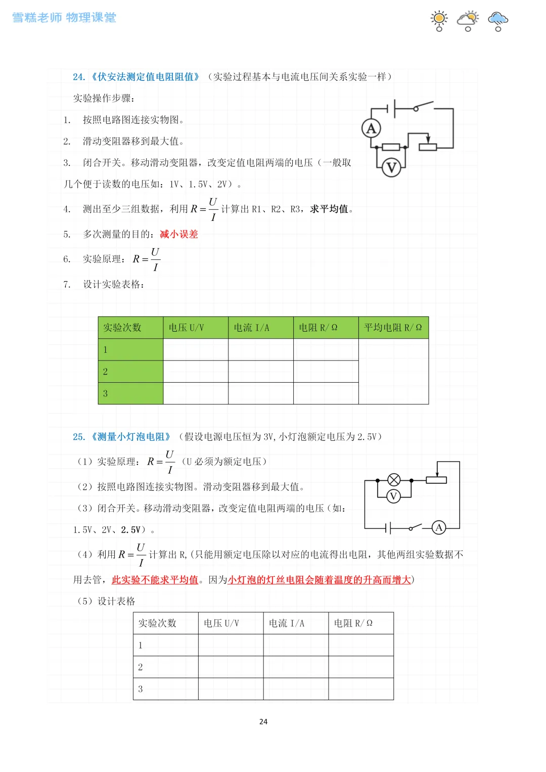 宁夏中考物理核心考点(实验+简答)全攻略 第24张