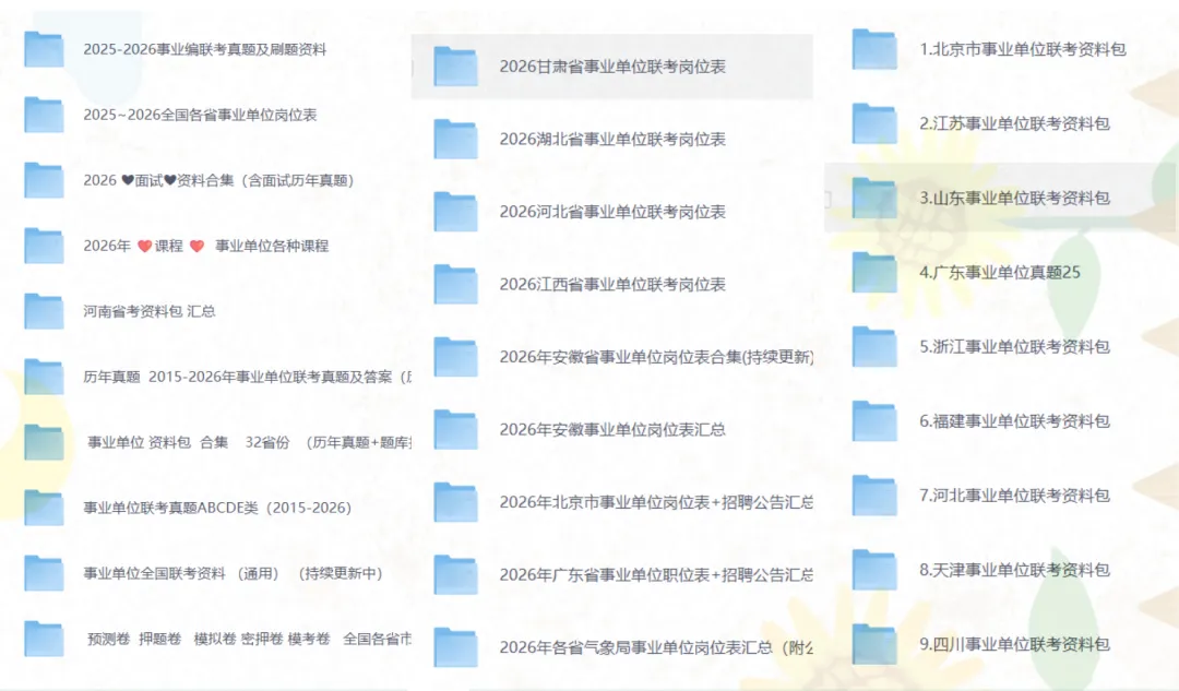 【广东事业编】2026广东省各地事业单位考试ABCDE类历年真题、必刷题库、冲刺资料包、考前卷合集+ABCDE类考前急救包+面试资料包 第1张