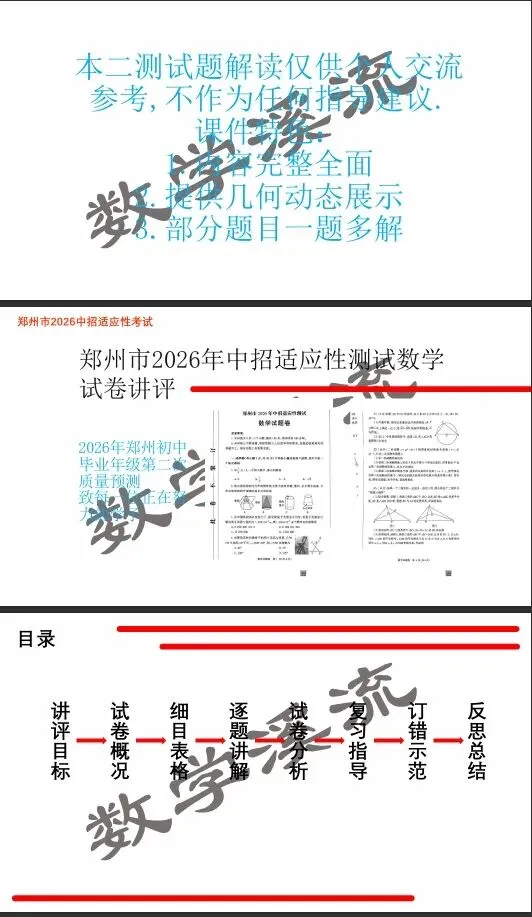 郑州市二测数学试卷详细解答评析精品 第1张