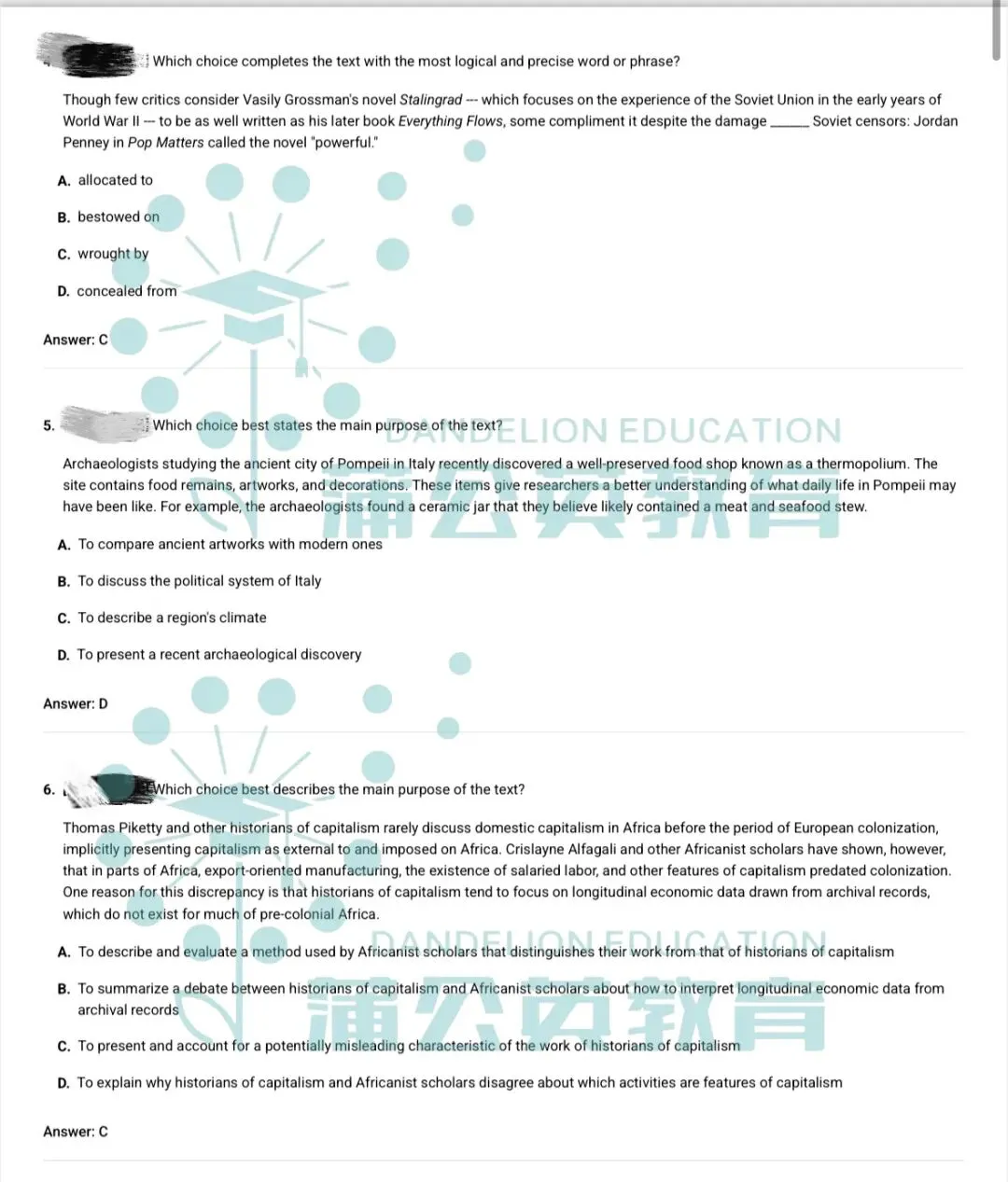 【快来对答案】2026年5月SAT真题答案pdf及解析已出!!电子版汇总(完整版高清) 第5张 【快来对答案】2026年5月SAT真题答案pdf及解析已出!!电子版汇总(完整版高清) 第5张