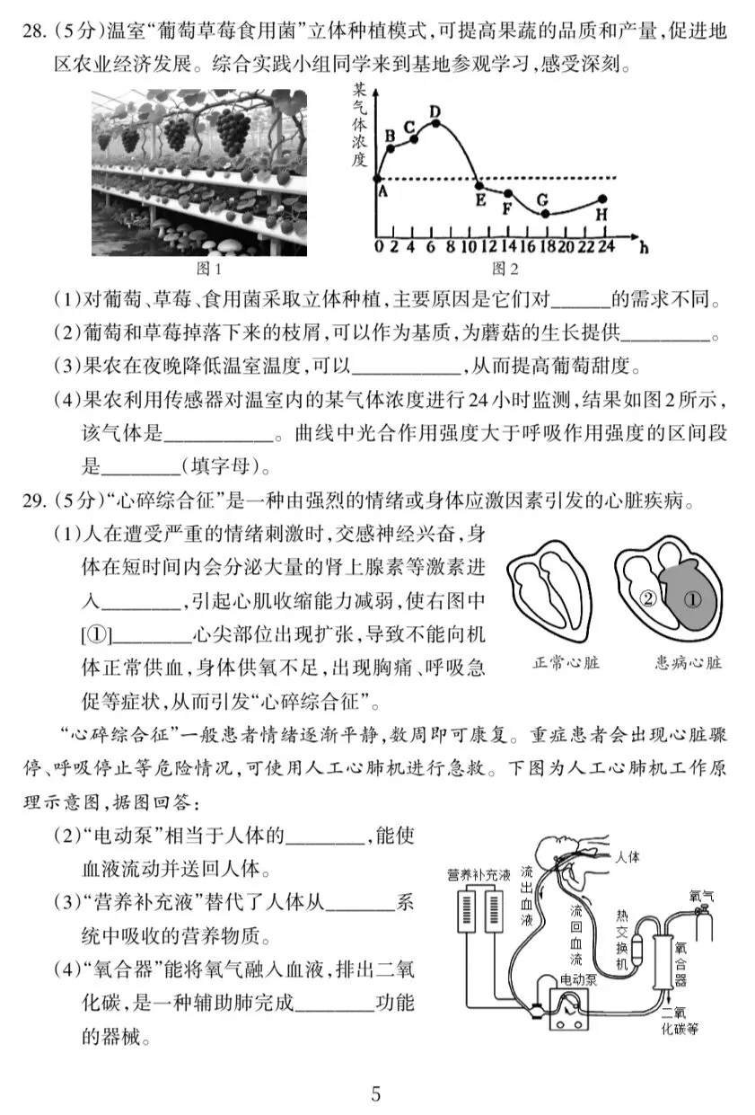 2026福建生物中考复习质量检测试卷04+参考答案 有PDF文档 第6张 2026福建生物中考复习质量检测试卷04+参考答案 有PDF文档 第6张