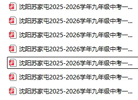 2026沈阳苏家屯区初三一模考试试卷+答案免费下载! 第4张