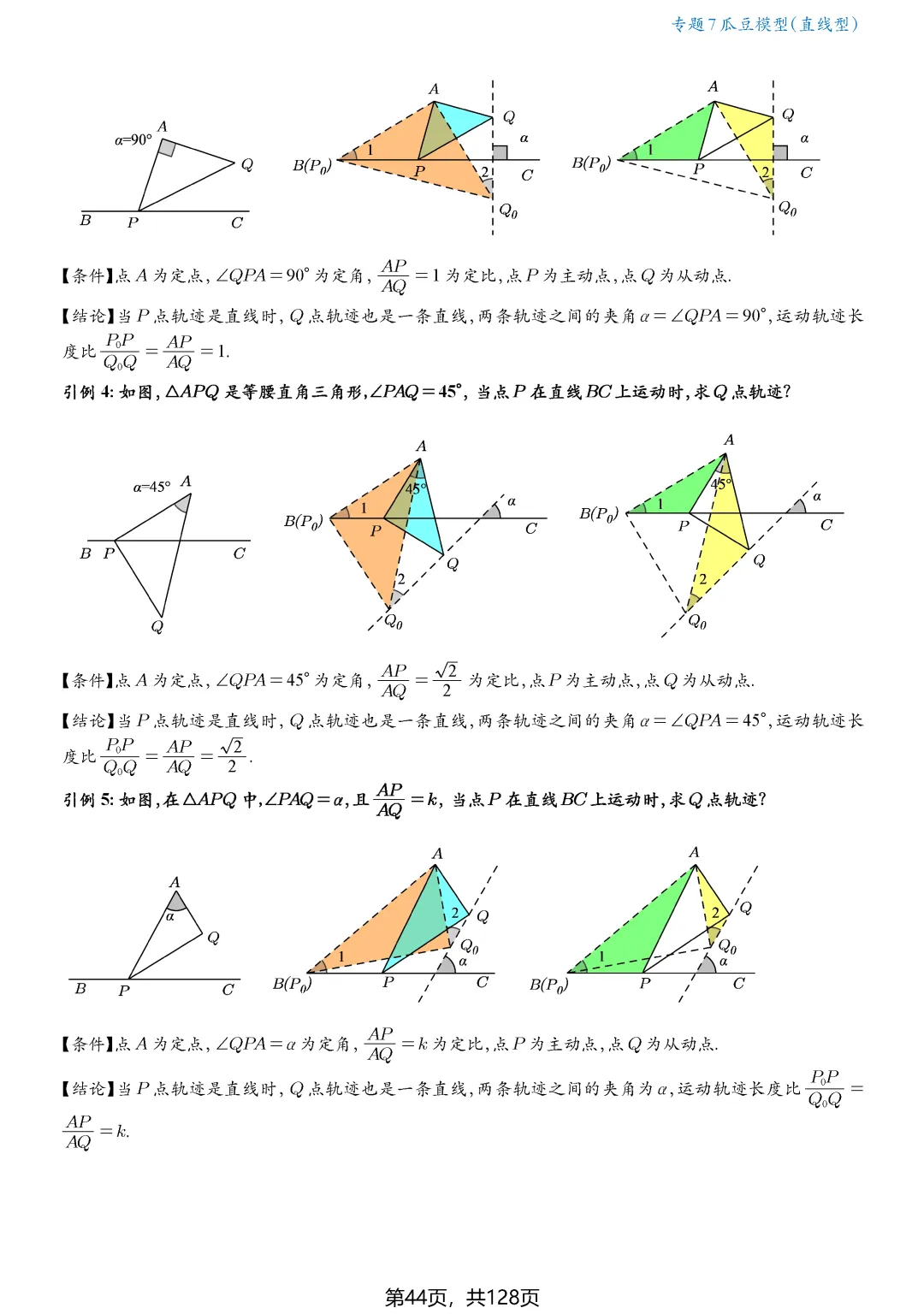 中考最值——瓜豆原理(直线型、圆型) 第3张