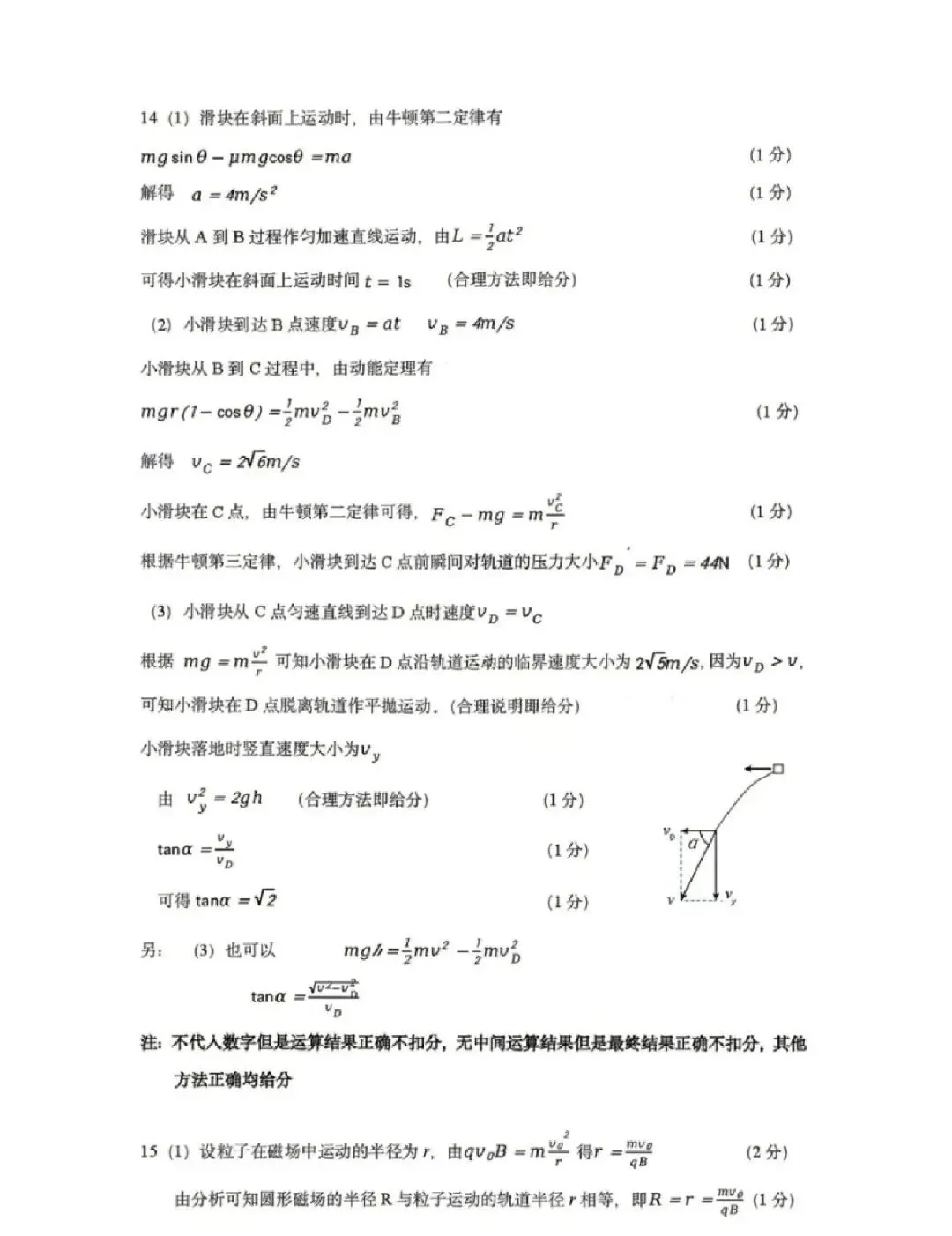 高三试卷:辽宁鞍山2025-2026学年高三第二次质量监测(鞍山二模)物理试卷+答案.pdf 第10张