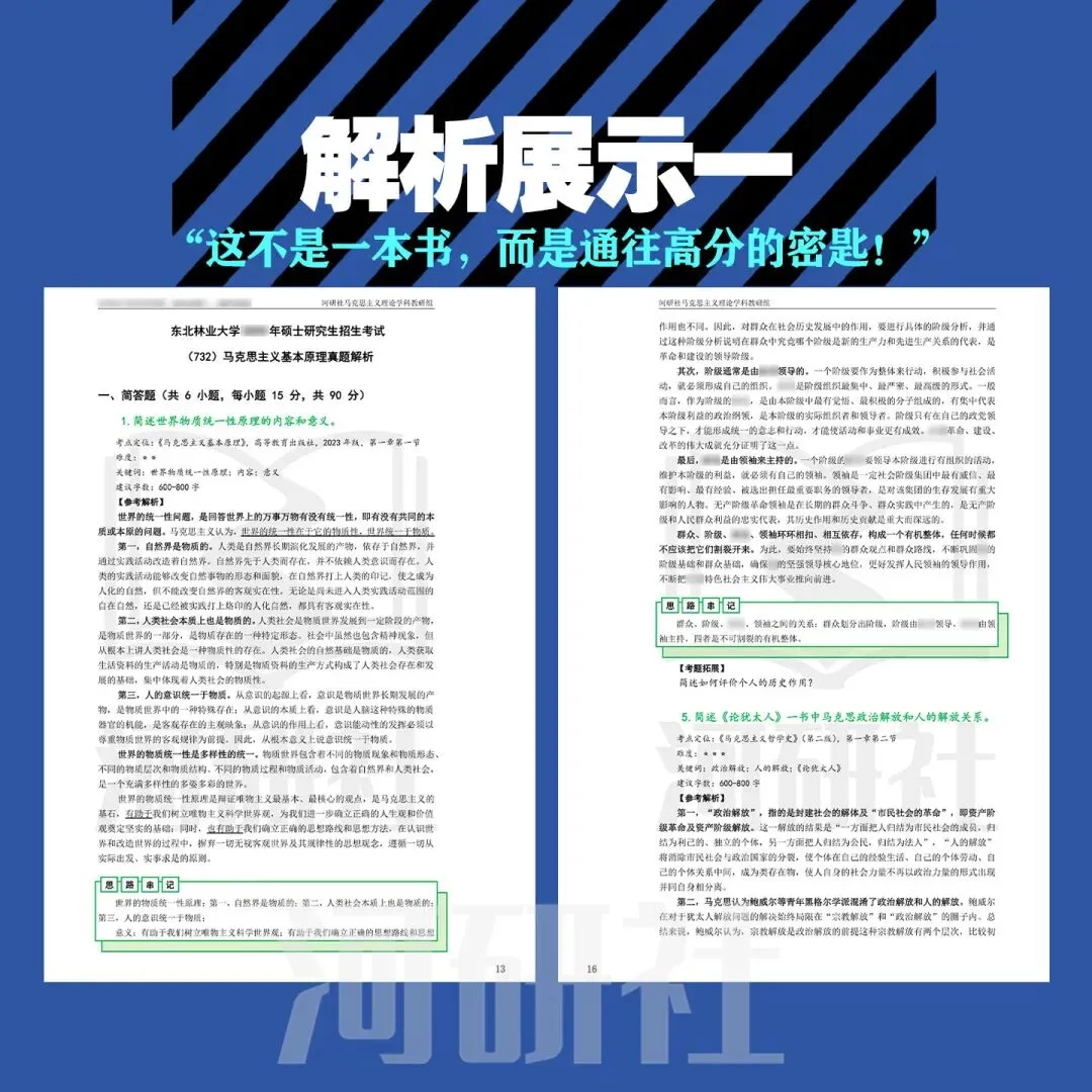 2027 年东北林业大学马理论考研真题全解|送高分答题框架+解题技巧 第14张 2027 年东北林业大学马理论考研真题全解|送高分答题框架+解题技巧 第14张