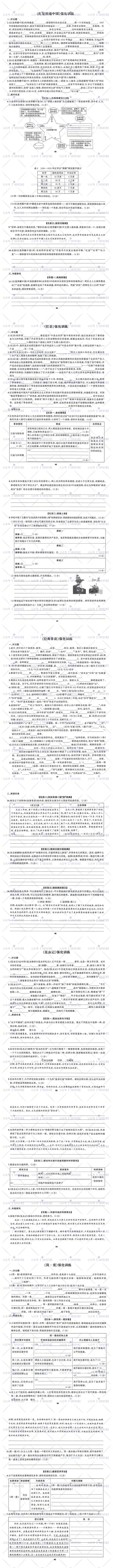 2026中考语文|十二部名著系统复习|强化训练 (空白+答案) 第4张