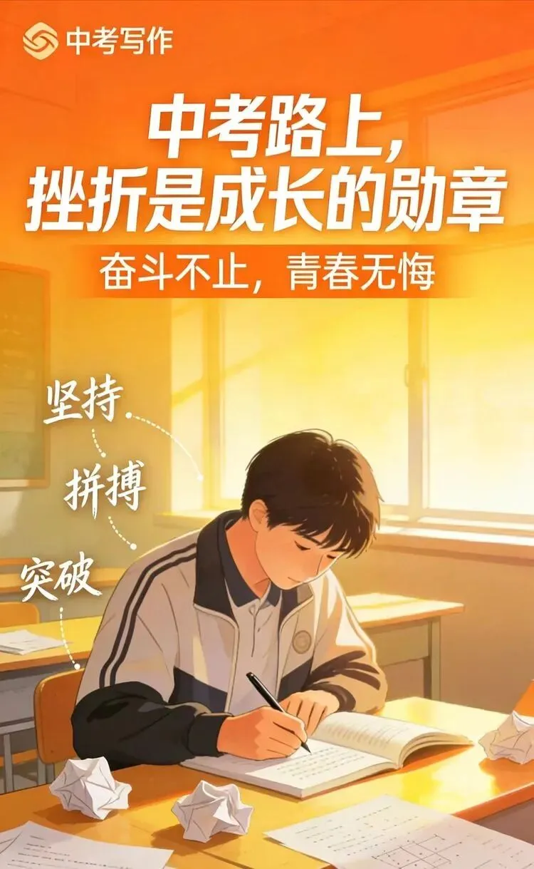 中考作文高频主题高分写作指南——挫折奋斗主题 第1张