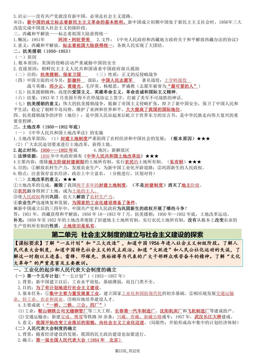 2026秋新版中考历史《总复习提纲》(知识点汇总)可打印-第17张图片-四季读书网 2026秋新版中考历史《总复习提纲》(知识点汇总)可打印-第17张图片-四季读书网