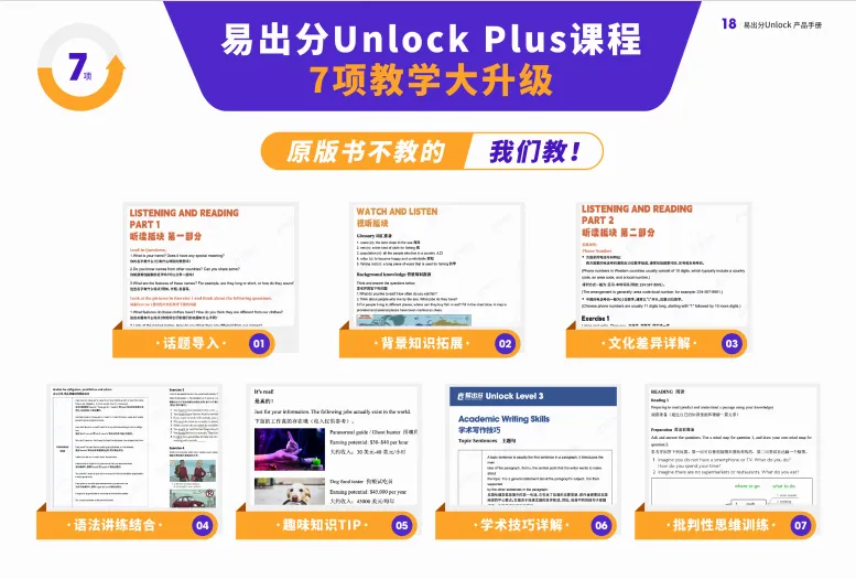 体制内中考英语想拔高?请锁死宝藏 Unlock 教材,闭眼选不踩坑!-第9张图片-四季读书网