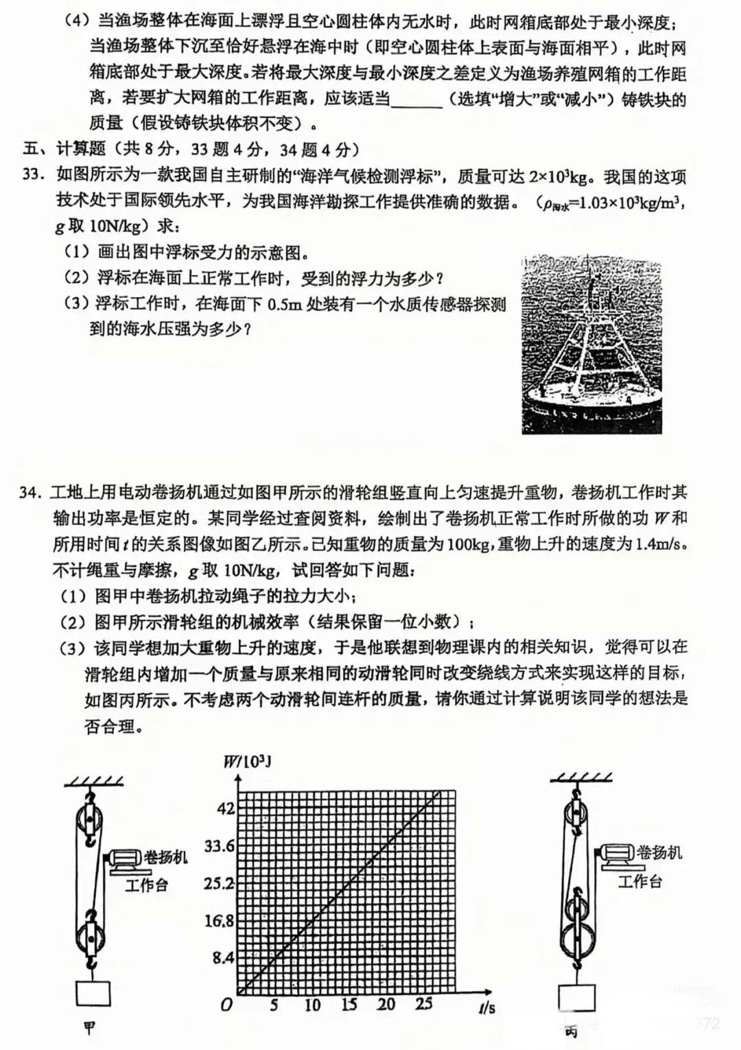 2026人大附中八年级下物理试卷评析-第9张图片-四季读书网 2026人大附中八年级下物理试卷评析-第9张图片-四季读书网