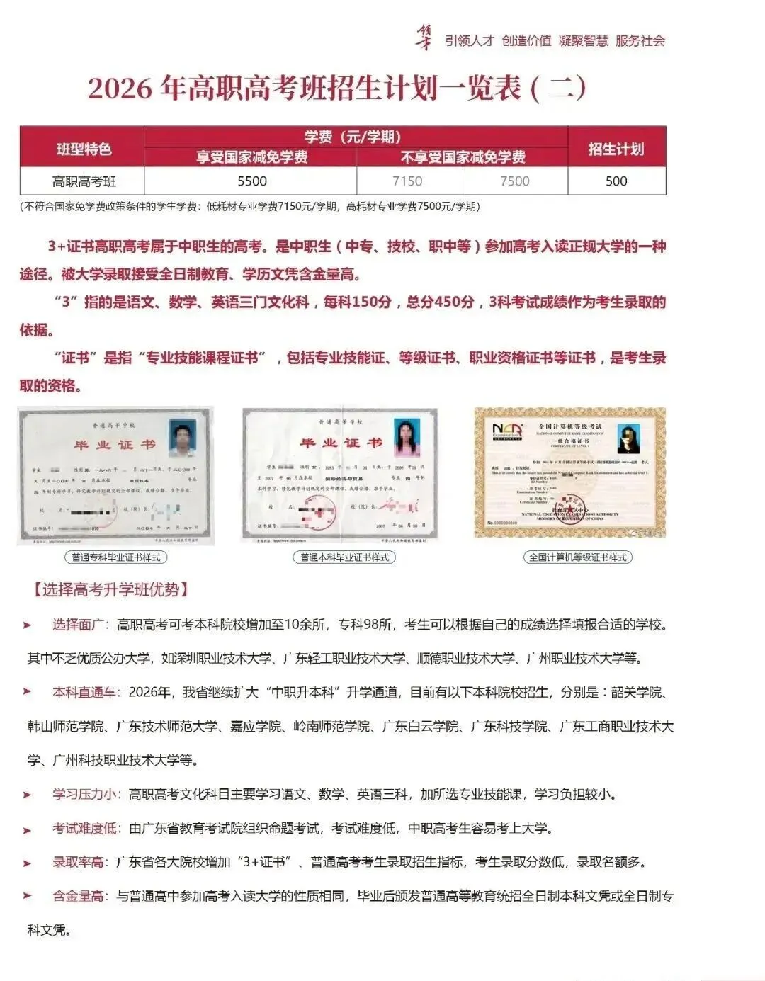 2026年中考低分避坑指南!广州家长别盲目择校,看清正规升学通道|广东省领才技工学校(免分数入学)-第11张图片-四季读书网
