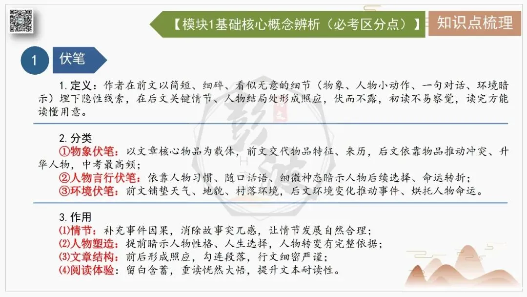 【中考专项-记叙文阅读18讲】课件+文本+例文实战-06伏笔、悬念与情节设计探究题(5元)-第10张图片-四季读书网 【中考专项-记叙文阅读18讲】课件+文本+例文实战-06伏笔、悬念与情节设计探究题(5元)-第10张图片-四季读书网