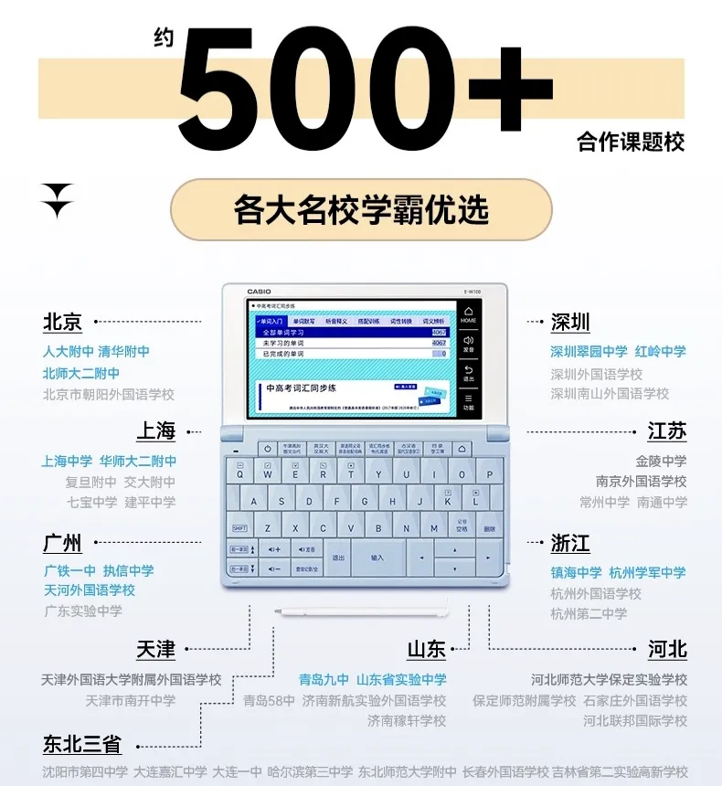 中考的欢愉和滑档终将过去!英语神器卡西欧今开团,从小学到高中,自带中高考词汇同步练-第3张图片-四季读书网