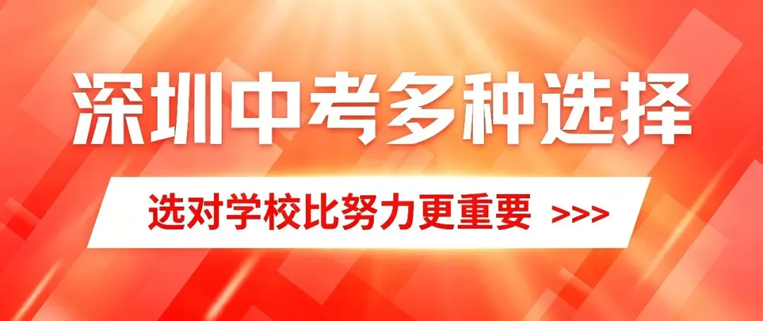 2026年深圳中考没被录取怎么办?怎么才能上公办高中?-第1张图片-四季读书网