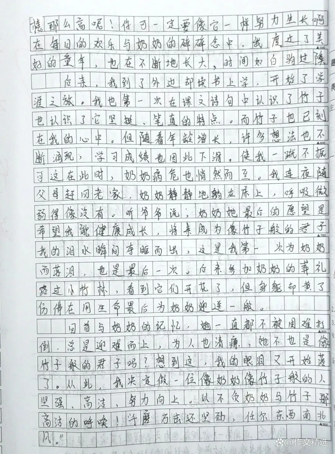 中考模拟作文《竹的呼唤》中心不突出,大家千万不要这样写-第2张图片-四季读书网 中考模拟作文《竹的呼唤》中心不突出,大家千万不要这样写-第2张图片-四季读书网