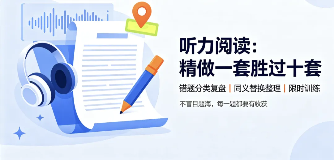 雅思真题刷了一大堆,分数纹丝不动?-第2张图片-四季读书网