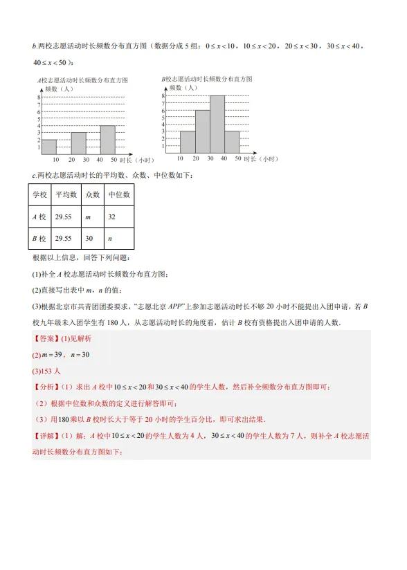 中考数学专题20--数据的收集整理、描述与分析-第57张图片-四季读书网