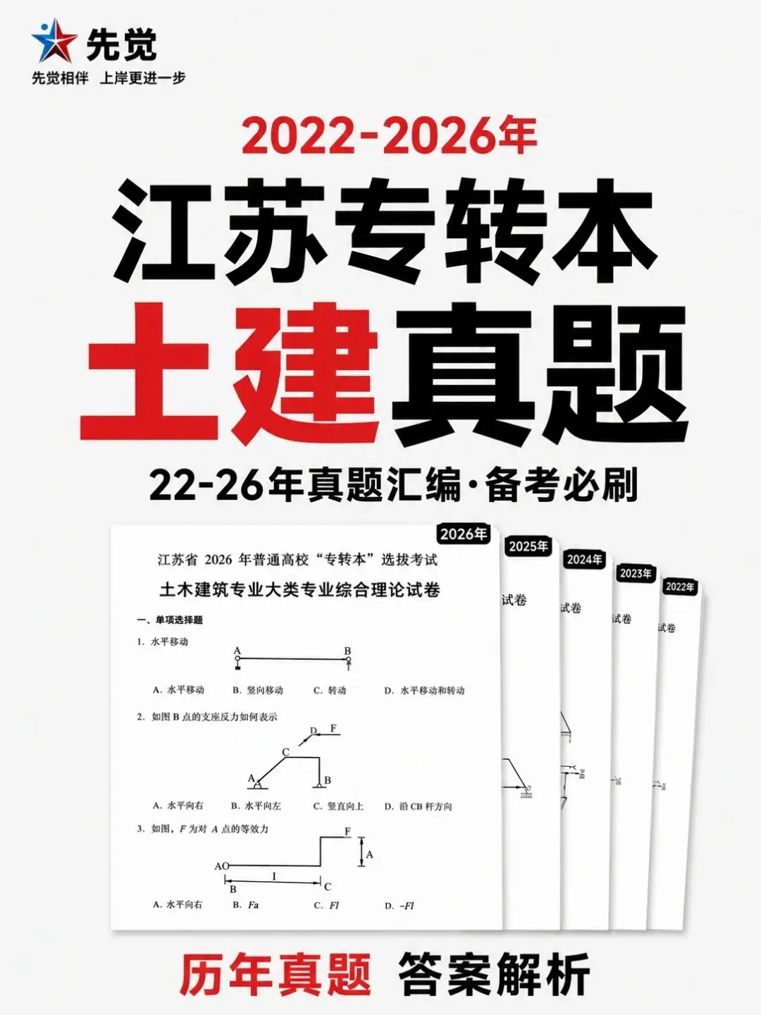江苏专转本土建真题汇编来了!-第2张图片-四季读书网 江苏专转本土建真题汇编来了!-第2张图片-四季读书网