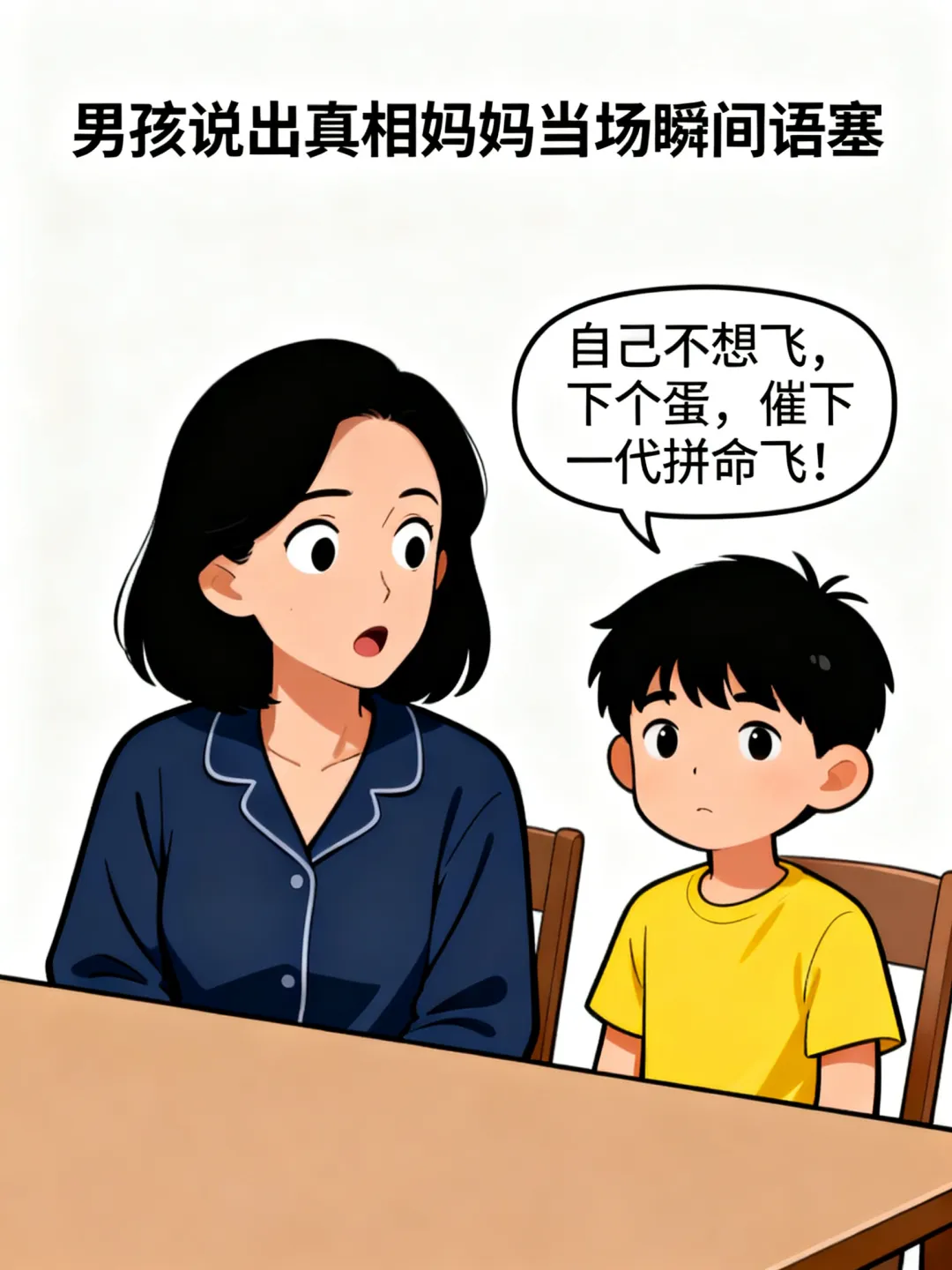 搞笑一家人|NO.6:妈妈拿试卷皱眉:你真是只笨鸟,考试考成这样!儿子抱臂:笨鸟分三种,一种先飞、一种懒得飞!妈妈问:第三种?-第4张图片-四季读书网 搞笑一家人|NO.6:妈妈拿试卷皱眉:你真是只笨鸟,考试考成这样!儿子抱臂:笨鸟分三种,一种先飞、一种懒得飞!妈妈问:第三种?-第4张图片-四季读书网