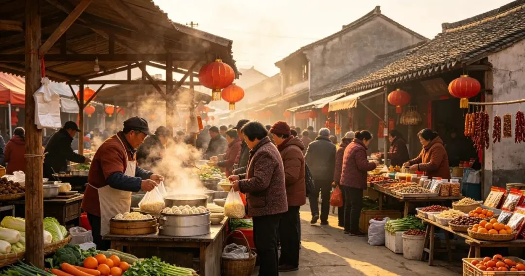 2026年全国Ⅰ卷英语真题二次开发|语法填空:乡土集市里的烟火(二)-第2张图片-四季读书网