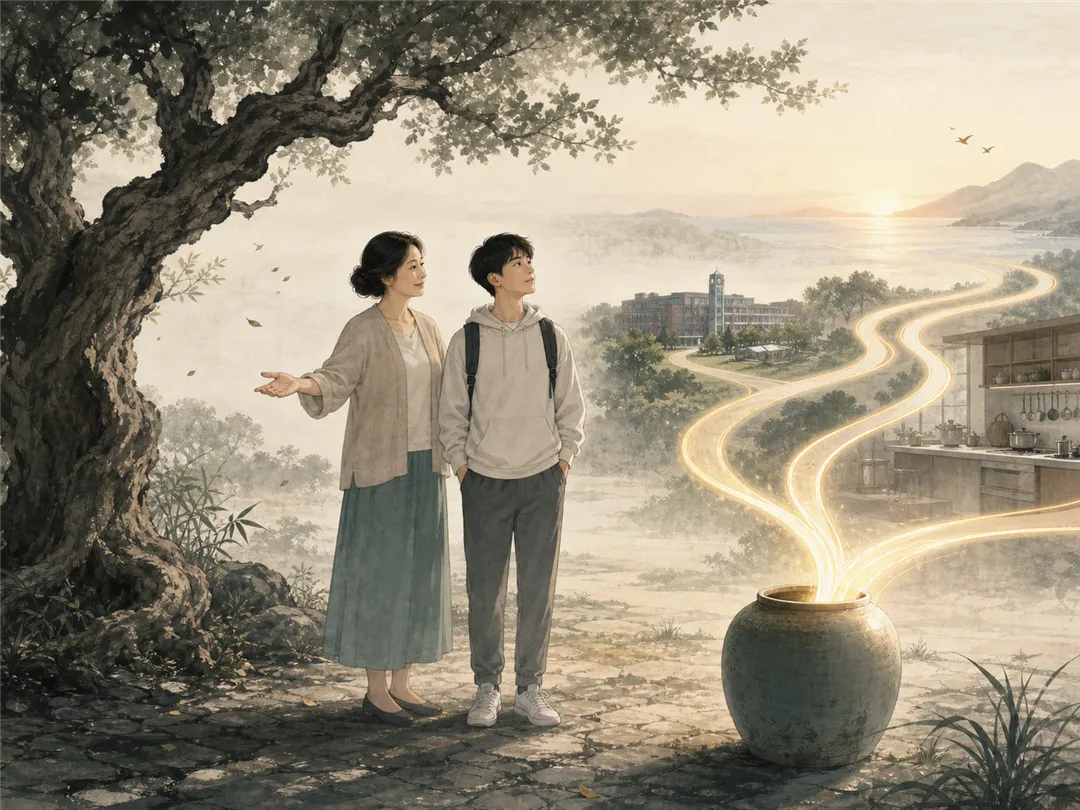 中考681分,他选了炒菜——庄子和孔子在妈妈的眼泪里碰头了-第2张图片-四季读书网