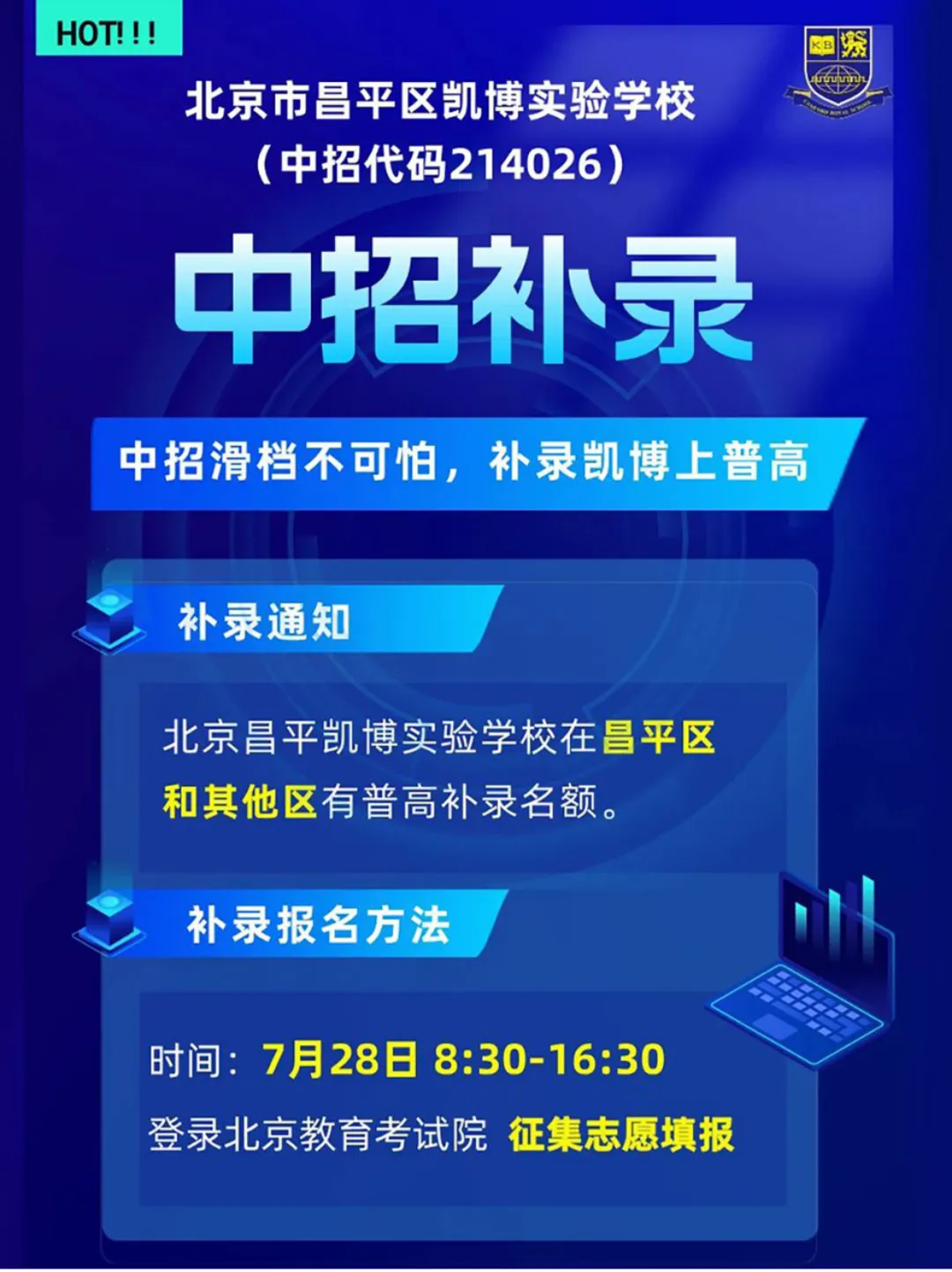 中考志愿未录取别焦虑!补录可报凯博普高!-第1张图片-四季读书网 中考志愿未录取别焦虑!补录可报凯博普高!-第1张图片-四季读书网
