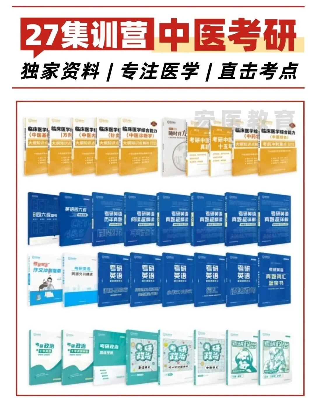 真题不会拆解分析,做题没有思路?2027中医考研线上课推荐!宏医教育辅导效果好吗,广州/福建/长沙/江西中医考研培训机构推荐-第4张图片-四季读书网
