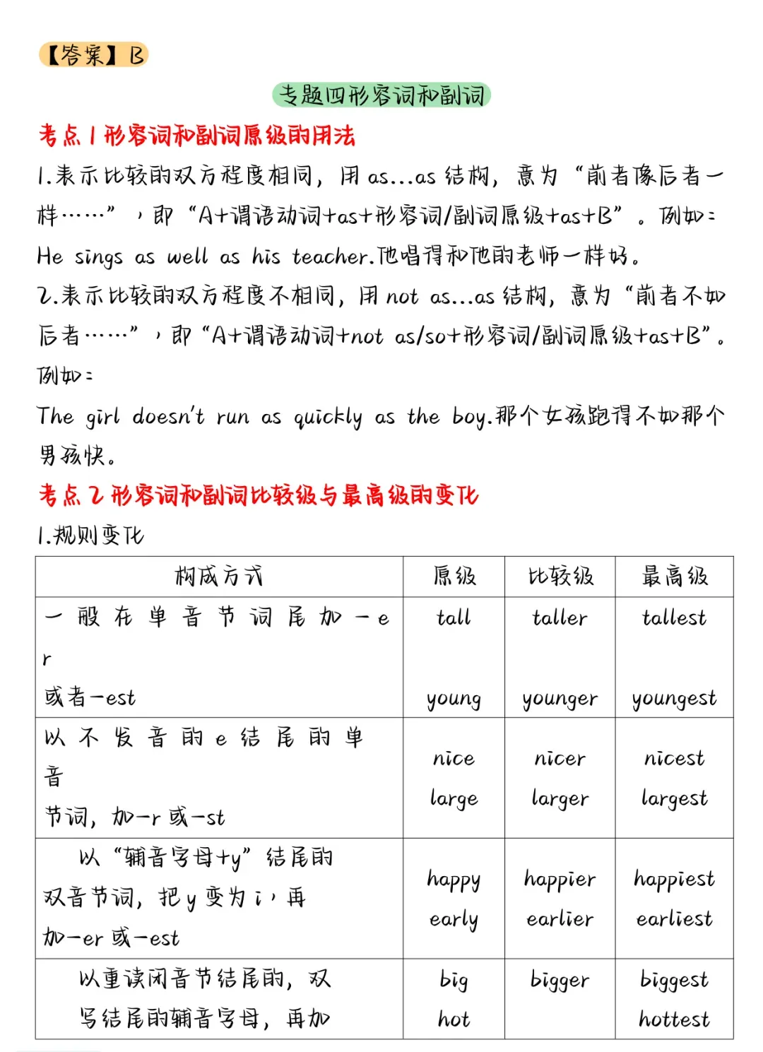 中考英语高频语法归纳总结-第17张图片-四季读书网