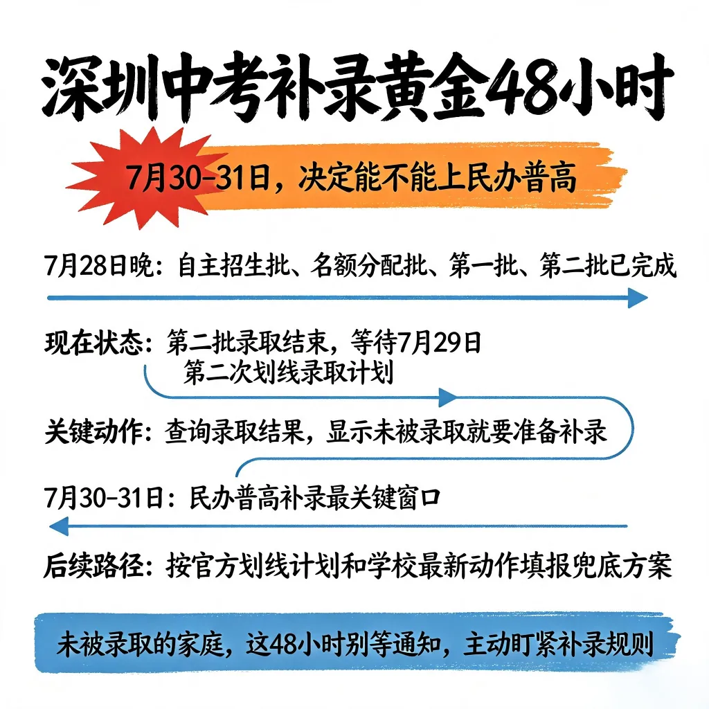今晚是关键节点!2026深圳中考录取走到哪了?＂补录48小时＂和后续路径一次说清-第3张图片-四季读书网