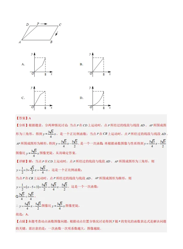 中考数学专题22--函数识别与图象信息-第37张图片-四季读书网