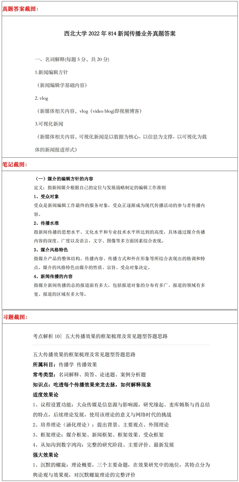 西北大学2027考研真题和资料 | 西北大学新闻学考研621新闻传播史论814新闻传播业务真题答案笔记习题!持续更新中……-第19张图片-四季读书网 西北大学2027考研真题和资料 | 西北大学新闻学考研621新闻传播史论814新闻传播业务真题答案笔记习题!持续更新中……-第19张图片-四季读书网