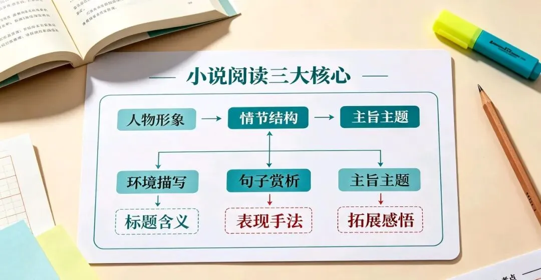 标题:看透命题底层逻辑|中考小说阅读满分攻坚手册(暑假专属提升方案)-第1张图片-四季读书网