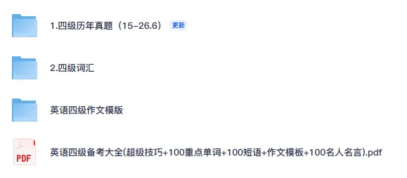 2016-2026.6英语四级六级真题及答案解析PDF版可打印-第2张图片-四季读书网